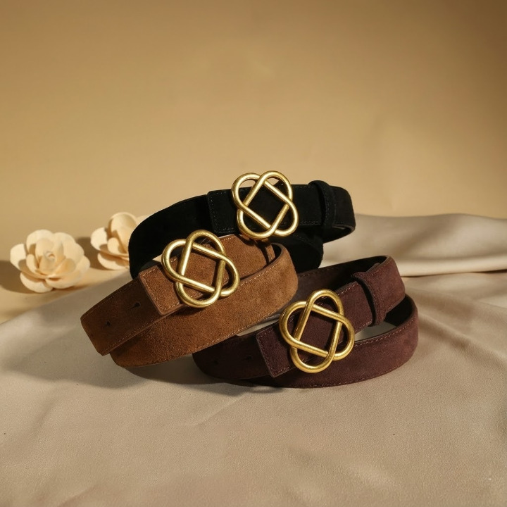 Everlyn Suede Loop Belt