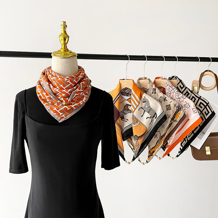 Vibrant Herringbone Woven Scarf for Women with Stylish Pattern