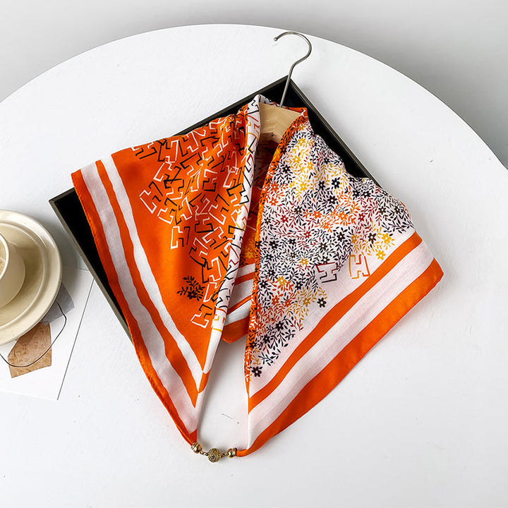 Vibrant Herringbone Woven Scarf for Women with Stylish Pattern